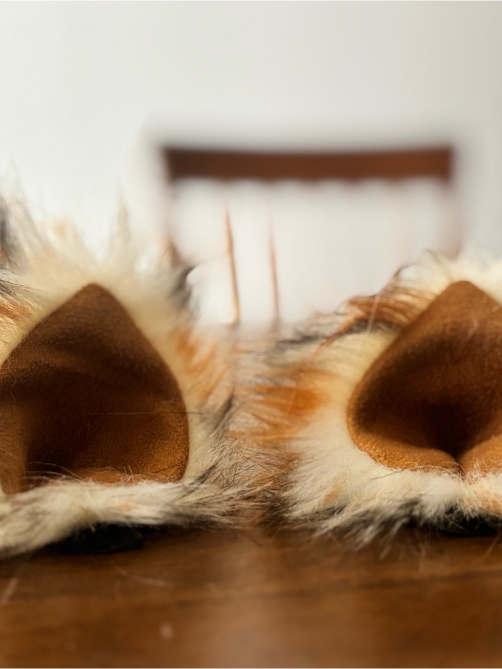 Faux Fur Fox Ear clips - costume cosplay